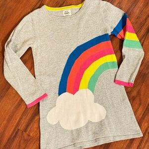 🌈 Mini Boden Rainbow Tunic, 4-5